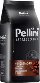 Káva zrnková, pražená, vákuovo balené, 1000 g, PELLINI Cremoso